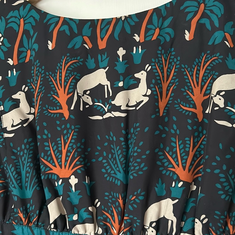 Anthropologie Anna Sui Silk top - Picture 4 of 5